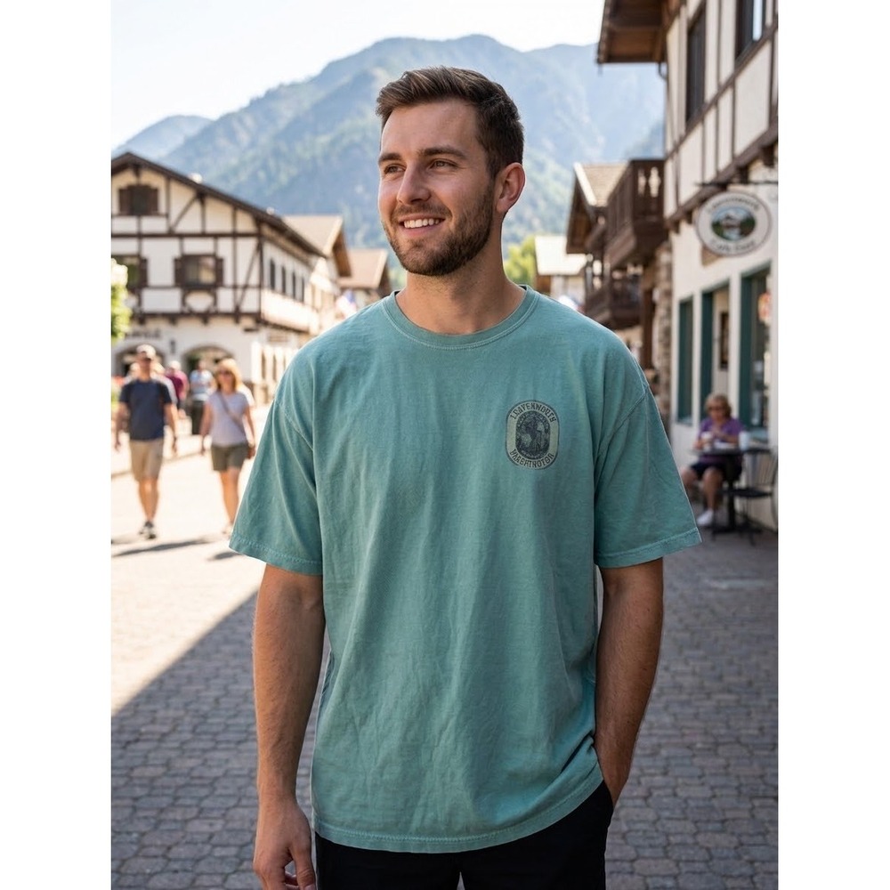 Comfort Colors Leavenworth Washington Get Lost In The Mountains Graphic Tee XXL